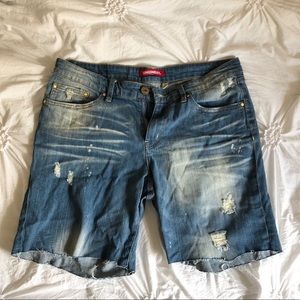 Union Bay Distressed Jean Shorts Size 11